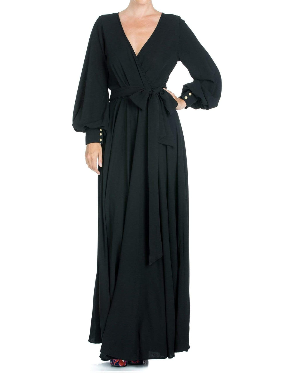 LilyPad Maxi Dress - Black – Meghan ...